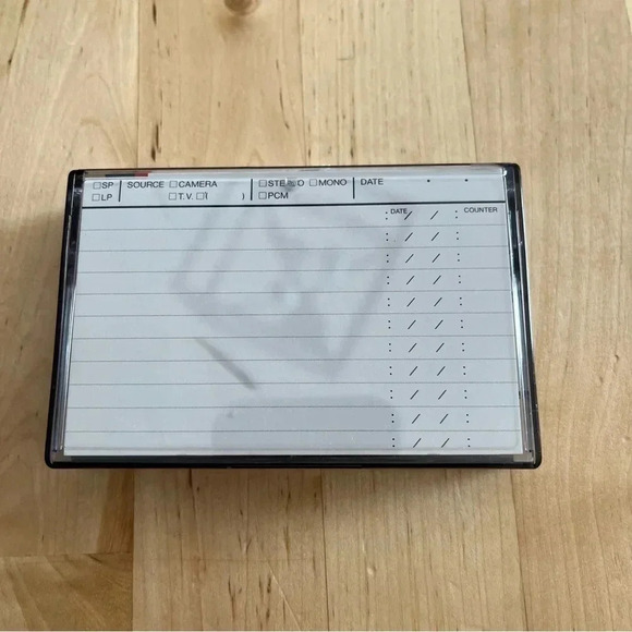 TDK 8mm HS120 Cassette Tape w/ Case And Labels - Picture 2 of 5